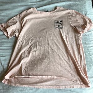 Plain pink happy hour t-shirt